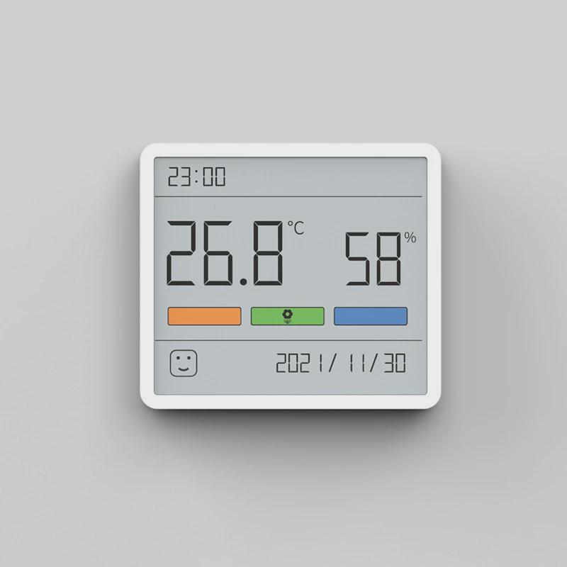热销ATuMan杜克TH1温湿度计室内时钟数显电子壁挂式