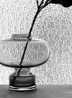 设计林霞葫芦花瓶插花摆件吕新品玻璃花瓶大气简约花盆收口小蛮腰