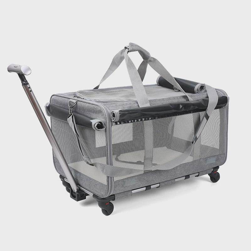 新款猫包外出便携宠物拉杆箱可折叠拆卸万向轮透气透光猫咪外出包,宠物/宠物食品及用品,背包/箱包,淘宝优惠券,粉丝福利购,淘宝优惠卷