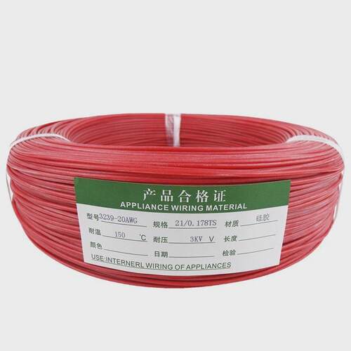 导线电机引出线323926awg硅橡胶高压软线3kv-dc硅橡胶线