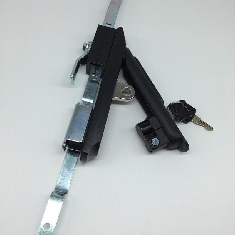 ms825-3g黑连杆锁，天地，，电柜门锁锁配电箱门锁，机箱机柜锁