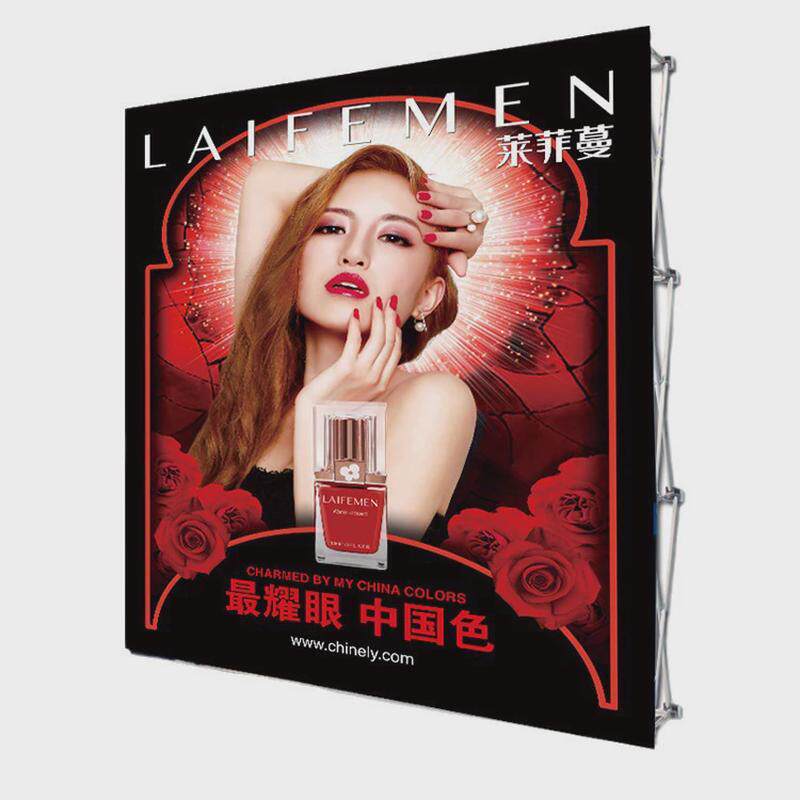 拉网展架厂家批发铝合金广告背景板墙签到便携式折叠布拉网展示架