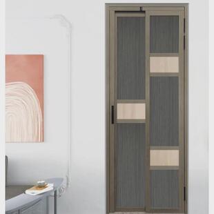 佛山定制极窄玻璃pt门厕所厨房隔断门折叠推拉一体铝合金pd平移门