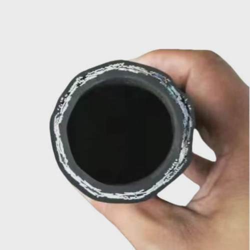 高压胶管钢丝缠绕编织橡胶软管钢丝软管液压油管大口径法兰胶管