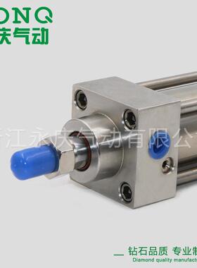 长期批发不锈钢气缸bsc40*300全不锈钢标准气缸scd双出scj气缸