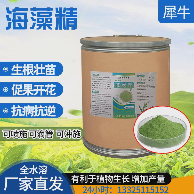 现货酶解绿色海藻精农业种植壮苗海藻花卉叶面水溶肥生根剂果树精