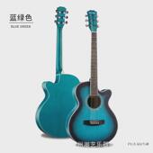 源头工厂民谣吉他初学者入门吉它40寸椴木吉他成人乐器木吉他jita