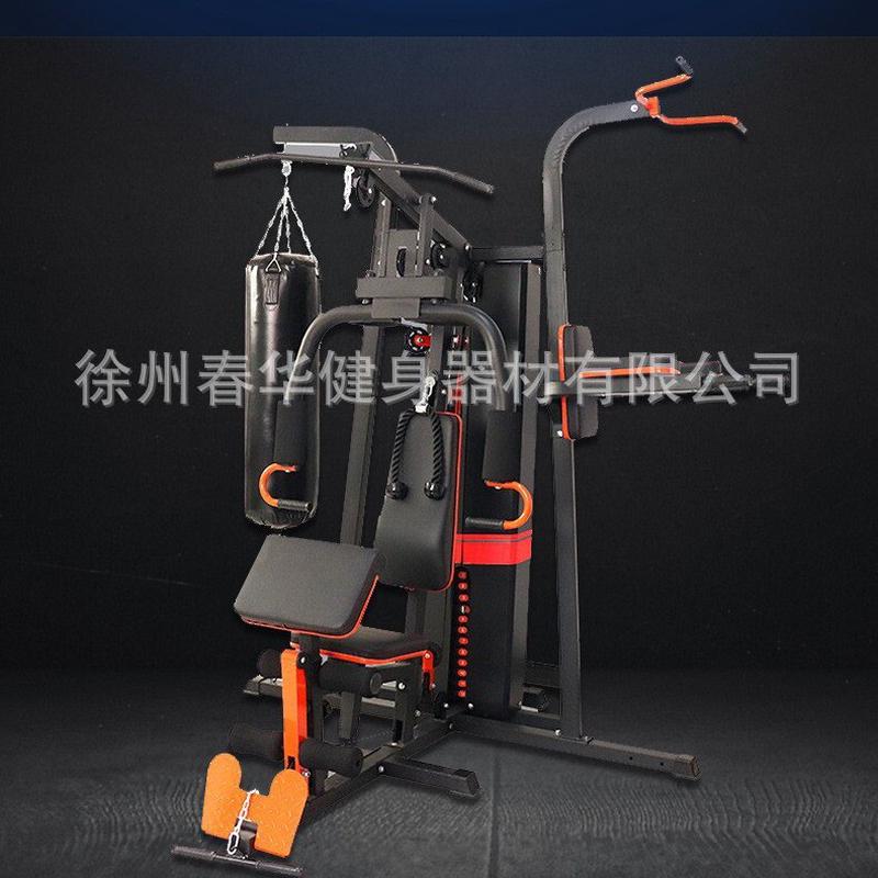 训练器家用健身器材多功能综合训练器拳击架引体架负重训练单人站
