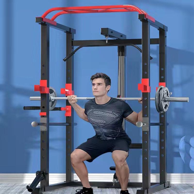 力搏森框式深蹲架多用途杠铃架引体向上龙门架健身可调节举重家用
