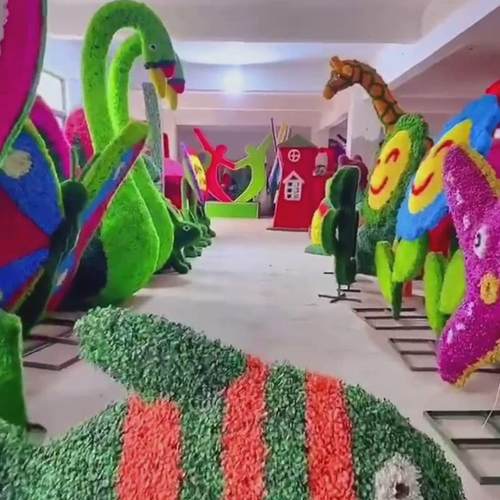 多种植物园林景观工艺品款式户外公园广场仿真绿雕