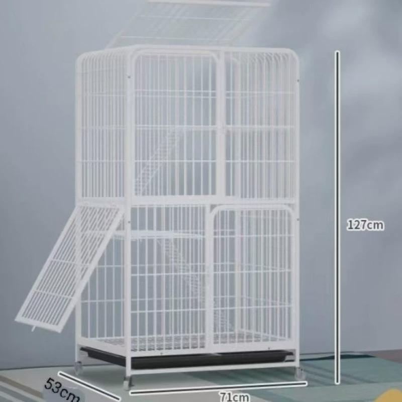 猫笼家用双层小猫咪猫三四层特大号猫窝双层猫笼带厕所猫屋别墅舍