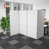 办公室屏风隔断移动可折叠简约现代活动挡板工厂车间隔断墙板