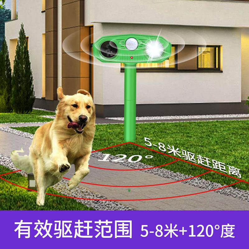 쥐 박쥐 야생 고양이 뱀 개 족제비 및 퇴치제를 퇴치하는 야외 고양이 구충제 오래 지속되는 태양광 초음파