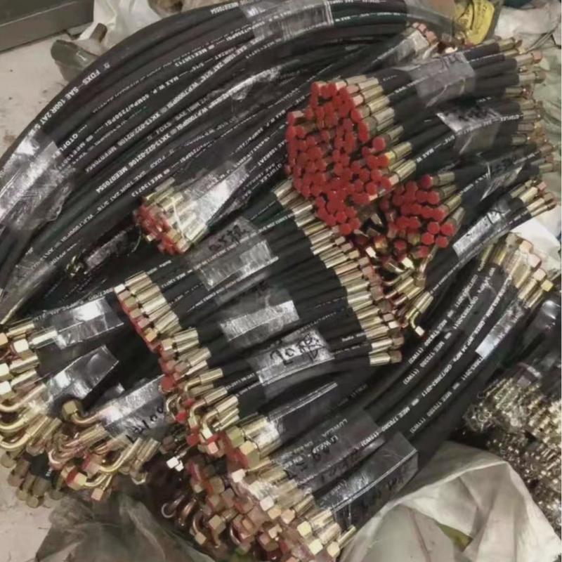 高压胶管液压油管高压钢丝编织胶管石油钻探油胶管蒸汽胶管