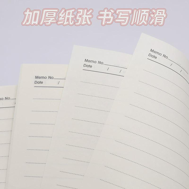 a5纯色笔记本简约记事本车缝线本彩虹线口袋本定制手绘