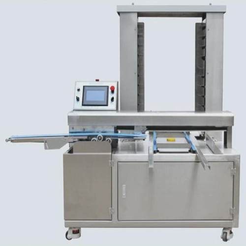 厂家前全自动摆盘机方圆馒头流水线销售放盘摆盘机摆盘机商用