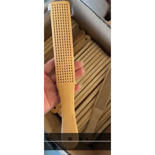 马鬃超长老玉竹柄马颈鬃手工绑线文玩核桃金刚软万毛耐磨蓝丝刷子