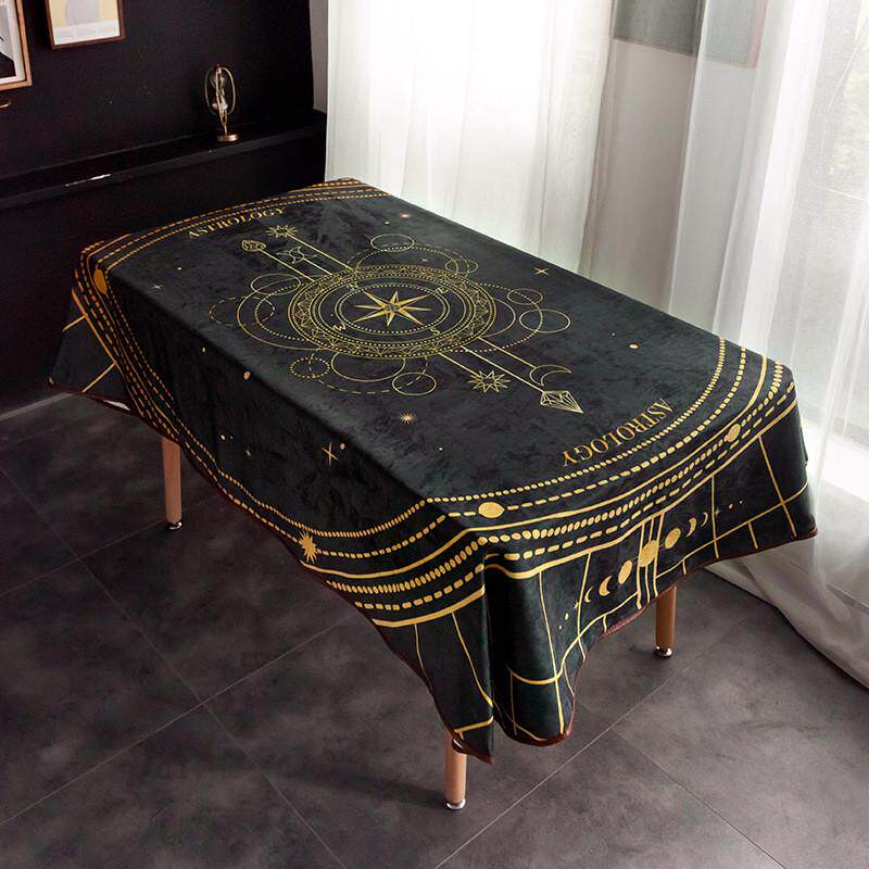ofat塔罗牌网红加厚防水桌布布艺欧式桌垫长方形餐台布餐桌布代发