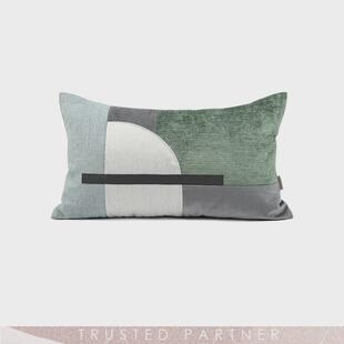 样板间抱枕套两用50x50卧室床头靠垫靠包居家沙发主卧轻奢风床上