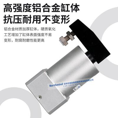 热销亚德客ackl动转角气缸旋转180度下压夹紧气缸复/r25/32/40/63