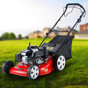 手推式庭院家用小型剪草机农园林草坪修剪机械21寸自走式割草机