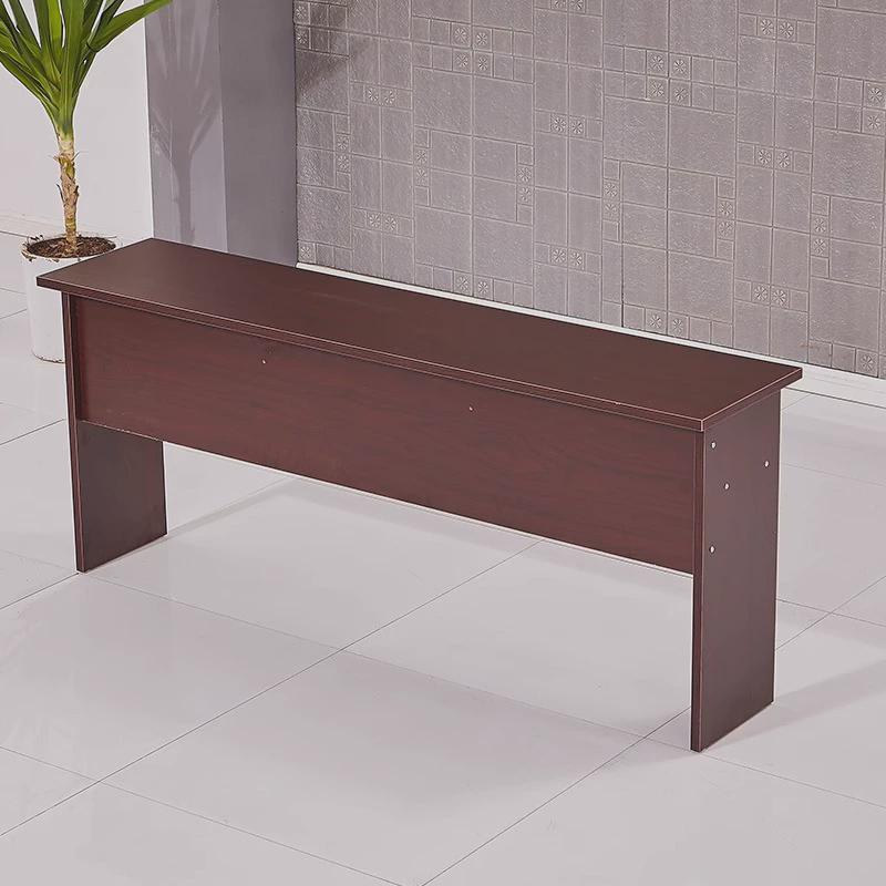 双人会议桌条桌办公培训桌条形桌油漆实木皮长桌会议室桌椅课桌