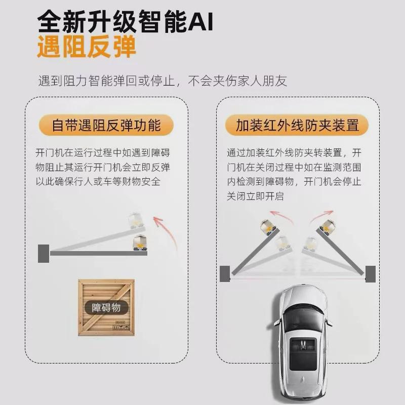 电动八字平开门机自动对开门机操控自动闭门器别墅智能大门电机