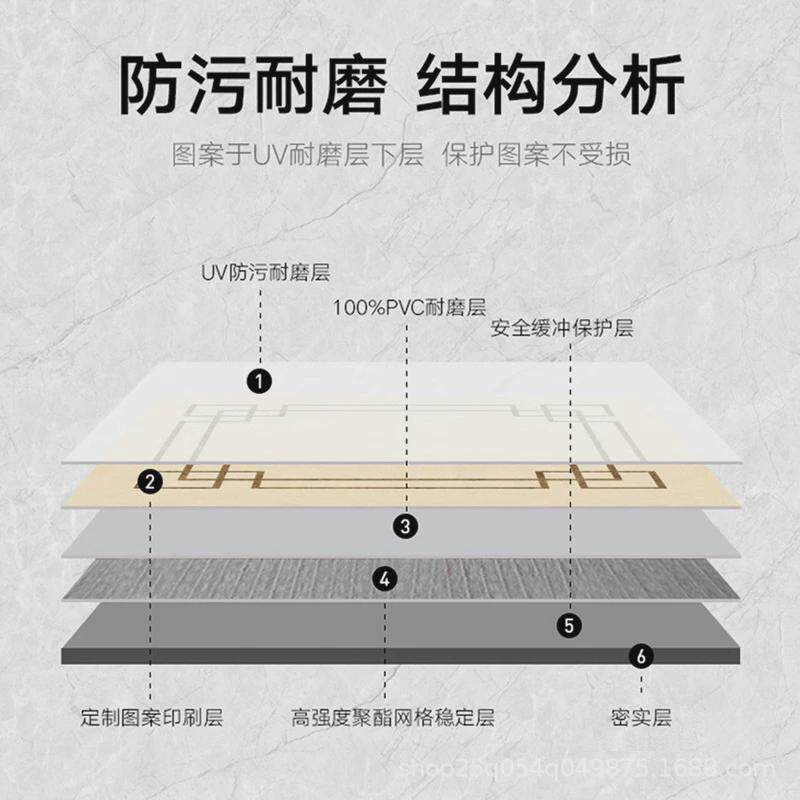 小区商场电梯地垫可设计图案PVC塑胶地板防水耐磨商用电梯地垫