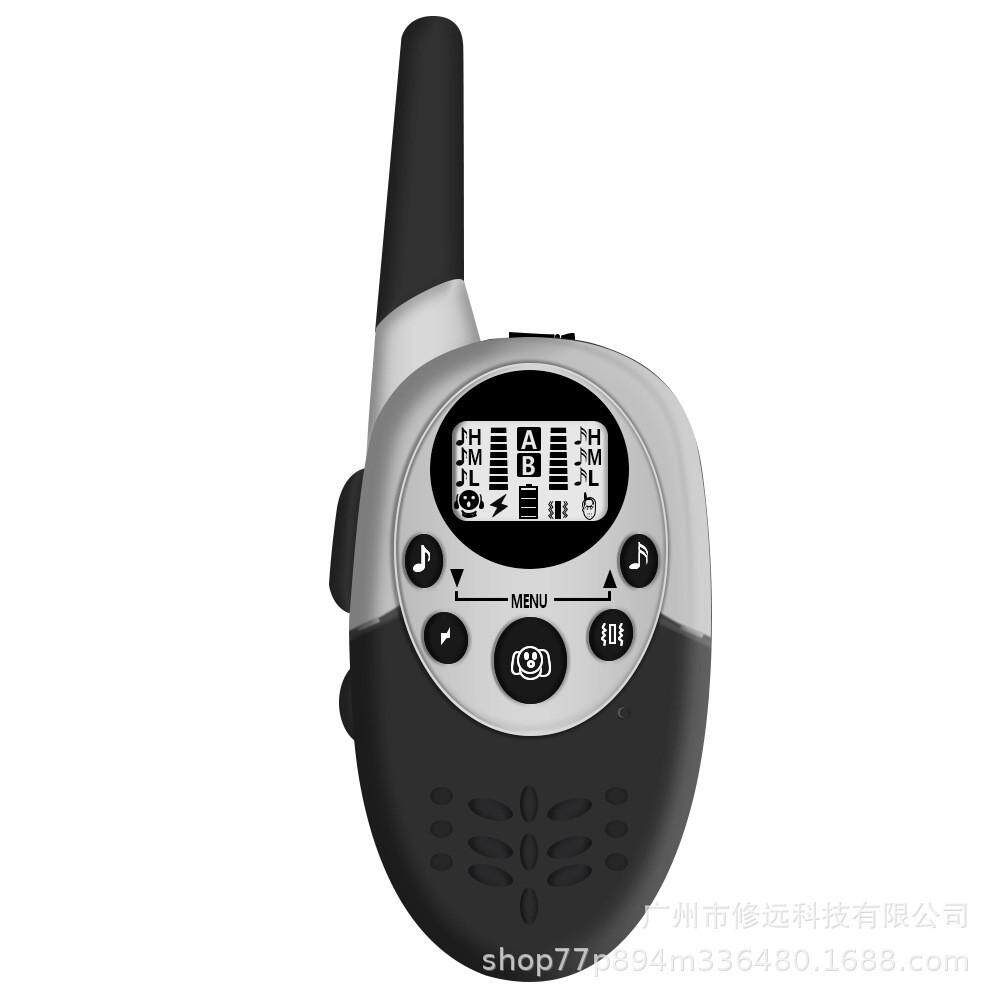 狗狗止吠器可控范围1000米防水狗训练项圈可充电振动声音提醒器