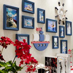 包邮创意金零点9002】拉里昂诺欧式实木相框墙【照片墙