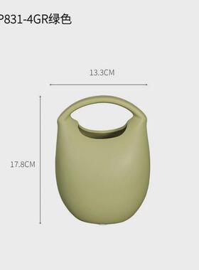 ins现代简约陶瓷花瓶摆件客厅插花餐桌茶几饰品软装玄关花器摆设