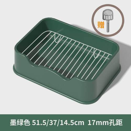大号狗厕所泰迪宠物狗便盆尿盆防踩屎不锈钢小型犬博美专用厕所