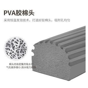 家用海绵拖把对折挤水免手洗胶棉吸水扫把轻质铝伸缩杆不沾手拖把