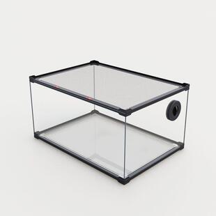 饲养箱子雨林缸玻璃爬宠饲养箱爬箱缸角蛙蜘蛛爬缸守宫饲养箱爬虫