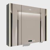 iyr7不锈钢智能浴室镜柜挂墙式 抽纸除雾单独带灯收纳900高镜箱柜