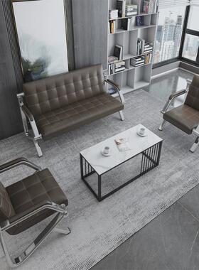 g3yn接待室办公沙发茶几组合三人商务会客简易办公室沙发简约现代