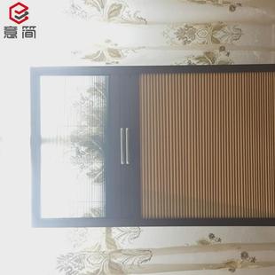 风琴帘遮阳百褶窗帘日 0WYV蜂巢帘纱窗防蚊内开窗免打孔手动推拉式