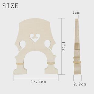 低音提琴琴马桥枫木倍大提琴码贝司琴码琴脚螺丝可调节低音提琴码