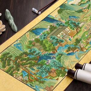 9n芊虹秀桃源图十字绣2024新款线绣客厅大气中国名画绣自己手工