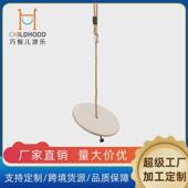 户外木质圆盘荡秋千高强承重加厚圆盘实木板庭院秋千儿童圆盘秋千