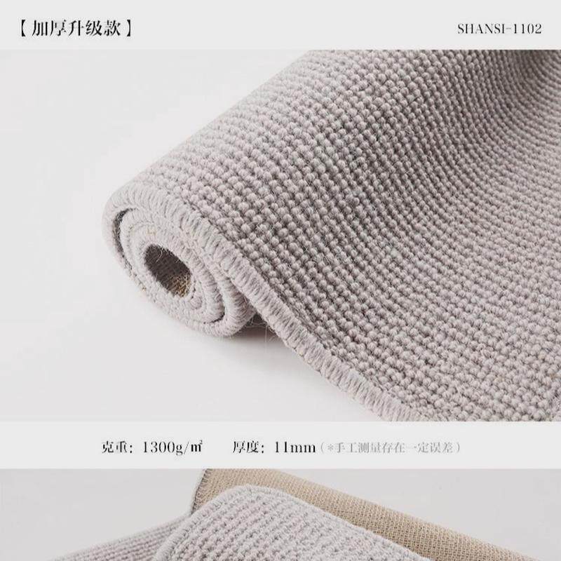 羊毛地毯客厅沙发茶几圆垫椅垫卧室床边飘窗轻奢家用纯色加厚
