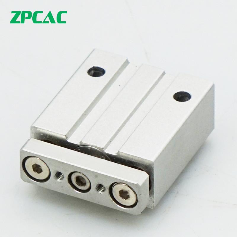 smc带导杆三轴气缸mgj6*5/10/15/20三杆气缸小型mgj10*10/替微型