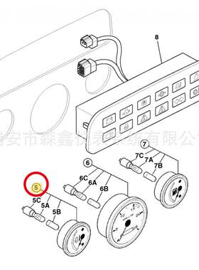 汽车仪表农用车水温表拖拉机704/50099
