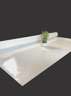 61k3镜面地毯秀婚礼白色烤漆镜面纸t台婚庆舞台背景布置白色镜面