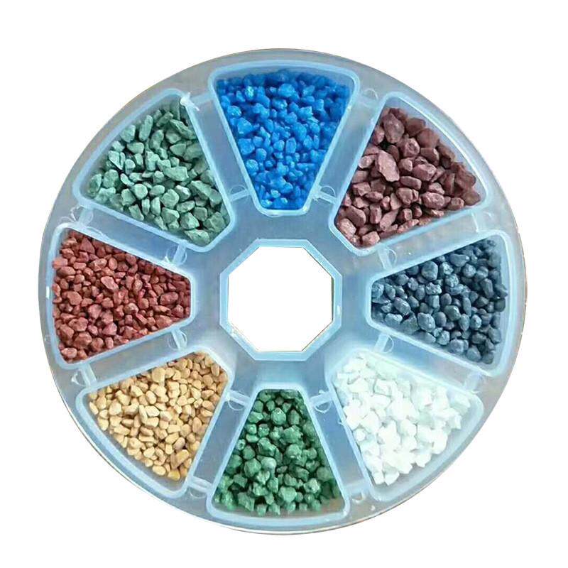 混凝土工程耐磨透水沥青改色骨料彩色陶瓷颗粒路面材料胶水粘合剂