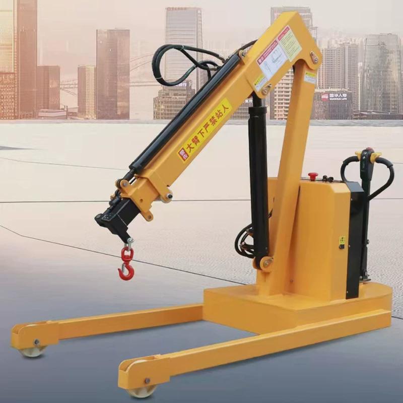 电动小吊机移动起重机小型提升机家用旋转液压车载吊机便携式吊机