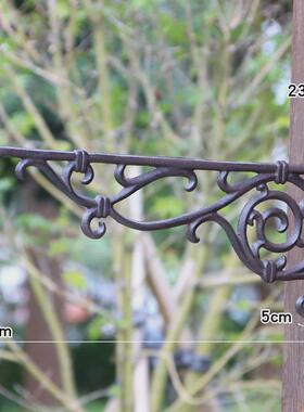 格嘉睿尔铸铁工艺品铁艺挂钩小鸟欧式古典怀旧风格庭院吊蓝壁挂