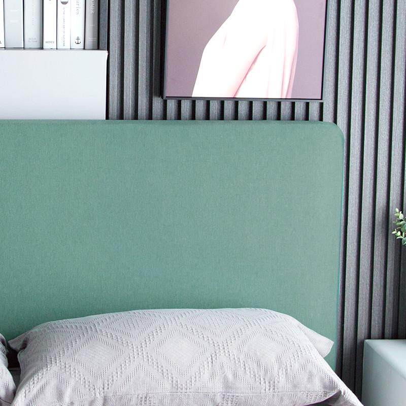 4txn全包床头罩防尘罩加厚床头套布艺轻奢轻奢木板床头软包保