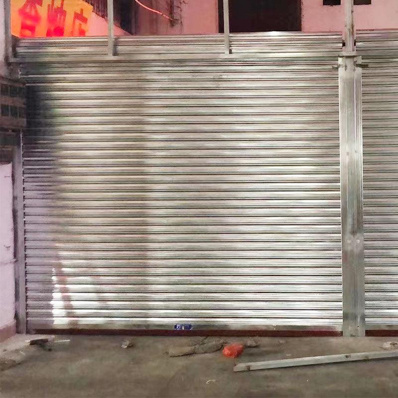 厂家静音卷闸门商铺门车库快速卷帘门镀锌电动卷闸门安全防盗门