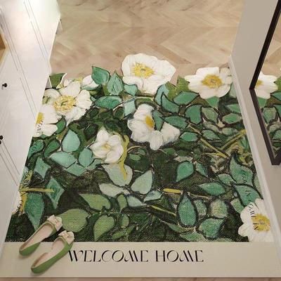 皮革地垫可裁剪垫子进门入户门PVC地垫可擦免洗门口地垫脚垫门垫